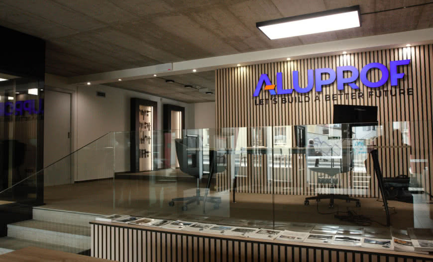 Nowy showroom Aluprof System Czech w Pradze